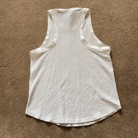 Koral Mesh Workout Tank in White - Picture 7 of 8